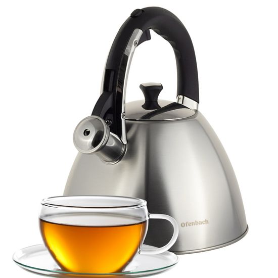 Чайник 3,2 л. из нержавеющей стали со свистком Ofenbach NB 100307