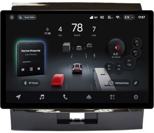Магнитола для Toyota Land Cruiser 200 2007-2015 (экран климата внизу, рамка 10) - Teyes CC4-PRO монитор 13" 2K QLED на Android 13, Быстрейшая, Snapdragon 778G, ИИ, CarPlay, DSP, 4G SIM-слот