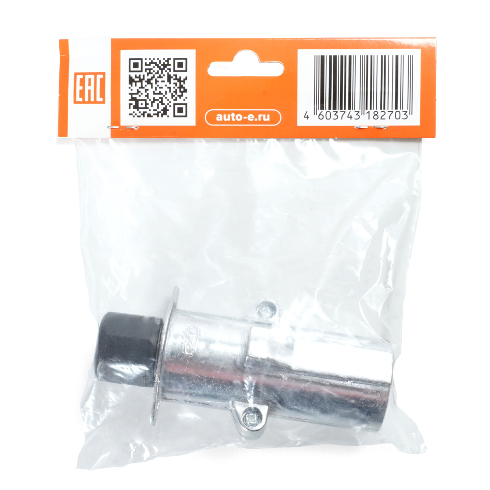 Вилка соединительная 7-и контактная, металл, КамАЗ, МАЗ, МТЗ, ХТЗ, ЗИЛ, УРАЛ, НЕФАЗ, ГАЗ, ПТЗ, 12/24 В