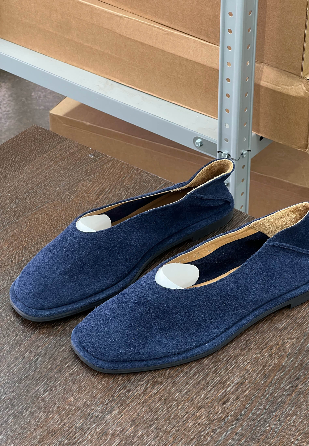 Балетки // Inky Blue // Suede