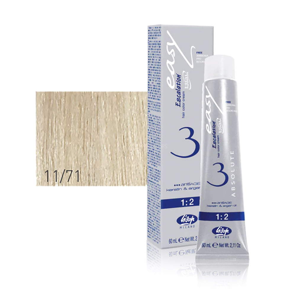 Перманентный безаммиачный краситель для волос Lisap Escalation Easy Absolute-3 (Lisap Absolute-3)