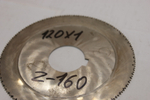 Фреза отрезная дисковая по металлу 120х1х32мм. z=160 со шпонкой