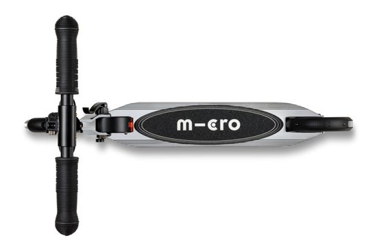 Самокат Micro Sprite LED, серебристый хром