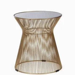 Кофейный стол Britt Ø40х44 см, золотой