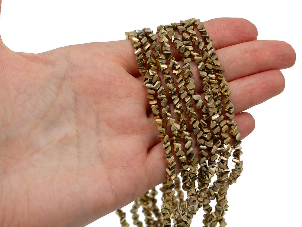 Нить бусин для украшений 4мм (ювелирное стекло)