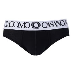 Мужские трусы брифы черные CASANOVA 0002A