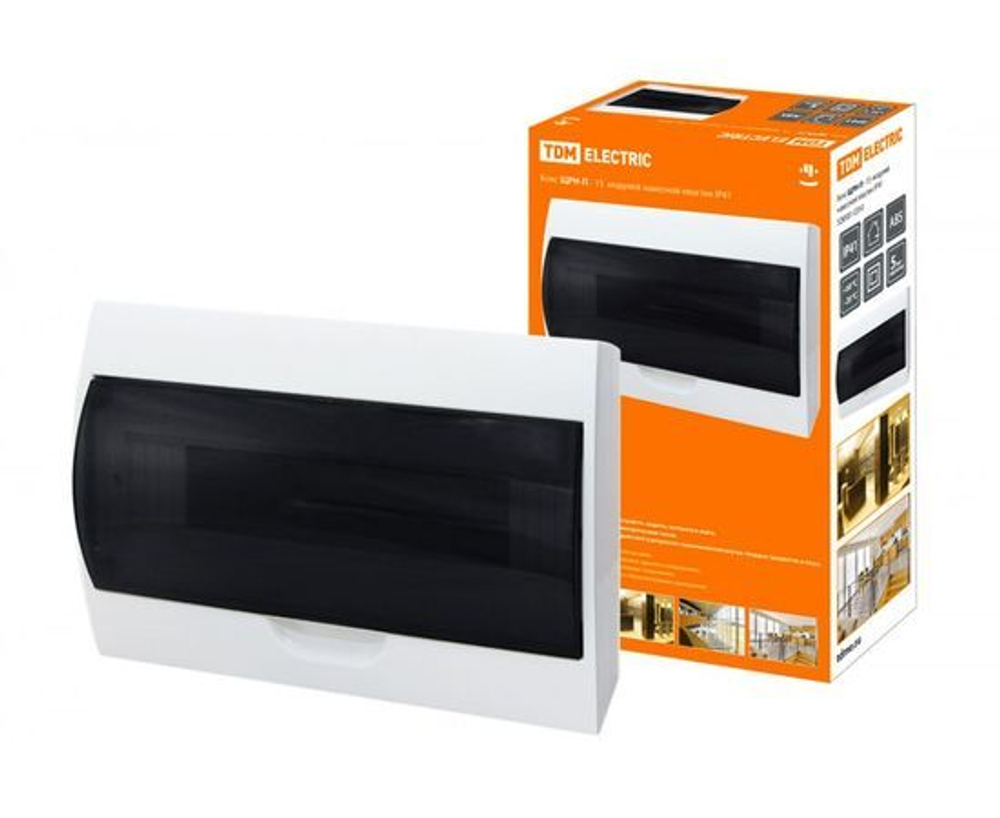 Бокс ЩРН-П-15 модулей навесной пластик TDM SQ0901-0010