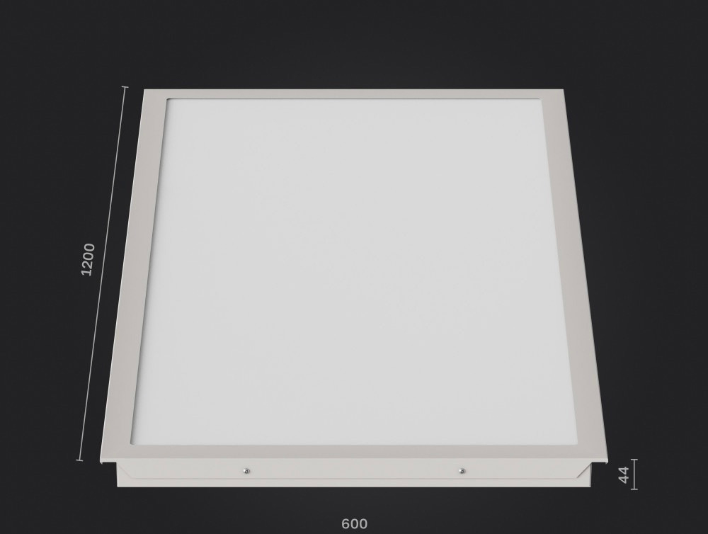 Светильник LED ДВО 105Вт 5000К 13500Лм IP54 CLIP-IN опал 1200х600х44мм DARKLUM