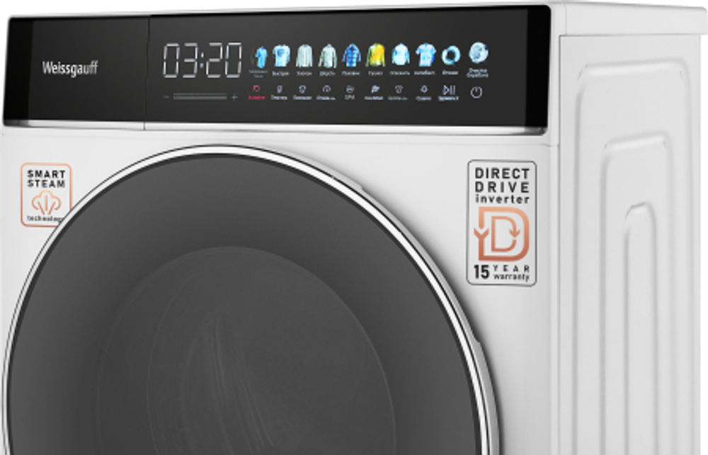 Стиральная машина Weissgauff WMD 58411 Direct Drive Inverter Premium Steam (432267)