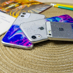 Силиконовый чехол Акварель для iPhone 12, 011852