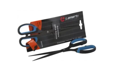 Ножницы 25,4 см с покрытием non-stick лезвий, пластиковые ручки с мягкими вставками, Lamark SC0179