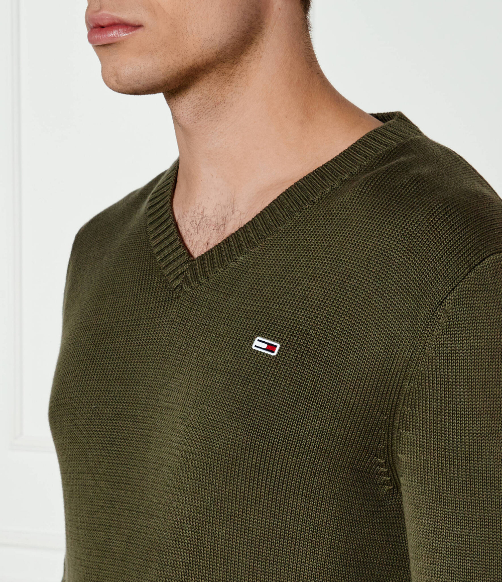 Свитер Tommy Jeans - хаки(DM0DM19429)