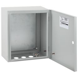 Корпус металлический ЭРА SIMPLE ЩМП-03 (360х300х175) IP31 УХЛ3 серый | Корпуса металлические с монтажной панелью