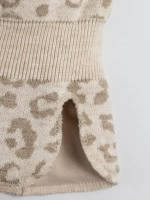 Шапка шлем детская зимняя вязаная