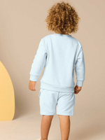 Толстовка и шорты в комплекте для мальчика Next E60-711, Светло-голубой