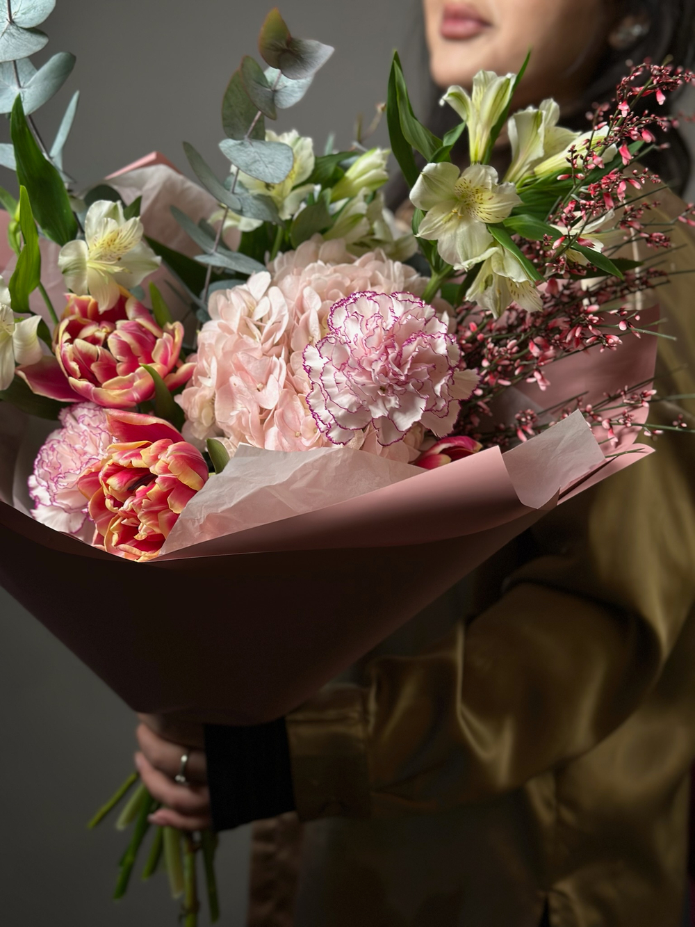 Сборный букет «Маршмеллоу»