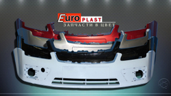 Передние бампера в цвет для Ford Focus 2 2005-2007