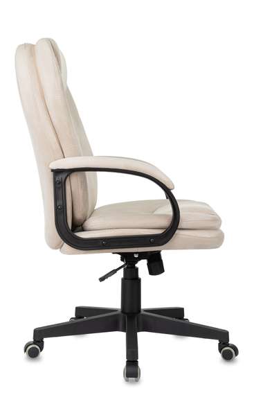 Кресло руководителя Бюрократ CH-668 светло-бежевый Holland 06 крестов. пластик