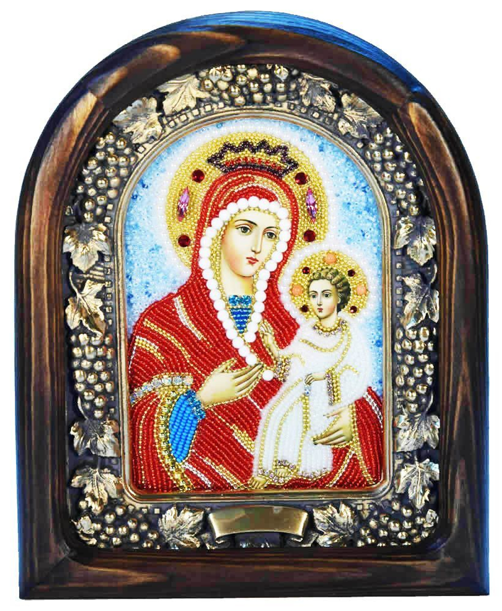 Икона Пресвятая Богородица Скоропослушница бисер