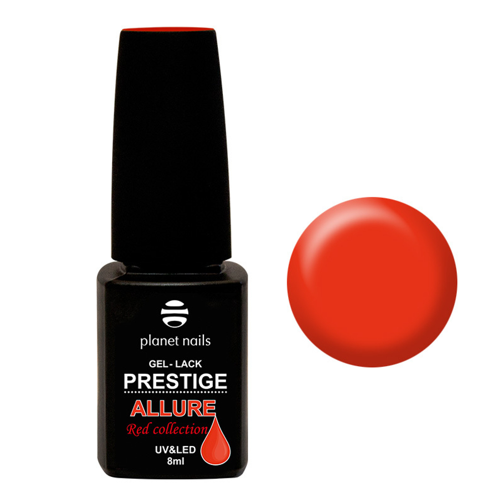 Planet Nails Гель-лак "PRESTIGE ALLURE" Red Collection 648, 8мл