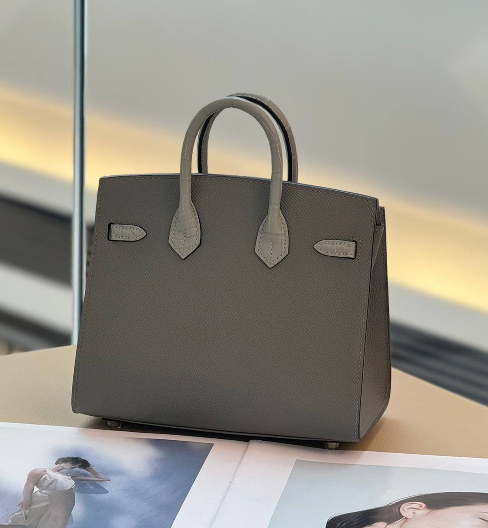 Сумка Hermes из кожи крокодила