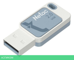 USB Flash-накопитель Netac UA31 64GB USB2.0 синий (NT03UA31N-064G-20BL)