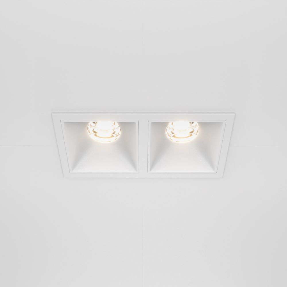 Модульный встраиваемый светодиодный светильник Maytoni Alfa LED DL043-02-10W3K-SQ-W