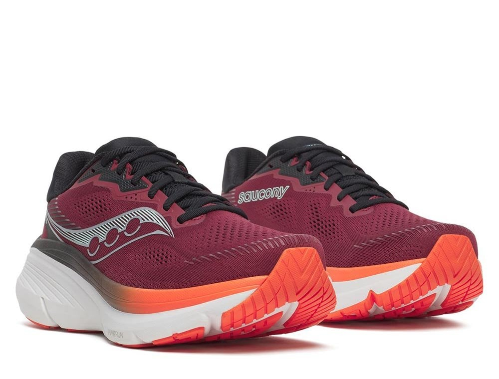 Кроссовки для бега мужские Saucony Guide 19 M Бордово-Оранжевые