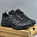 Кроссовки Salomon XT6 GoreTex ТЕРМО #415 (черн.)
