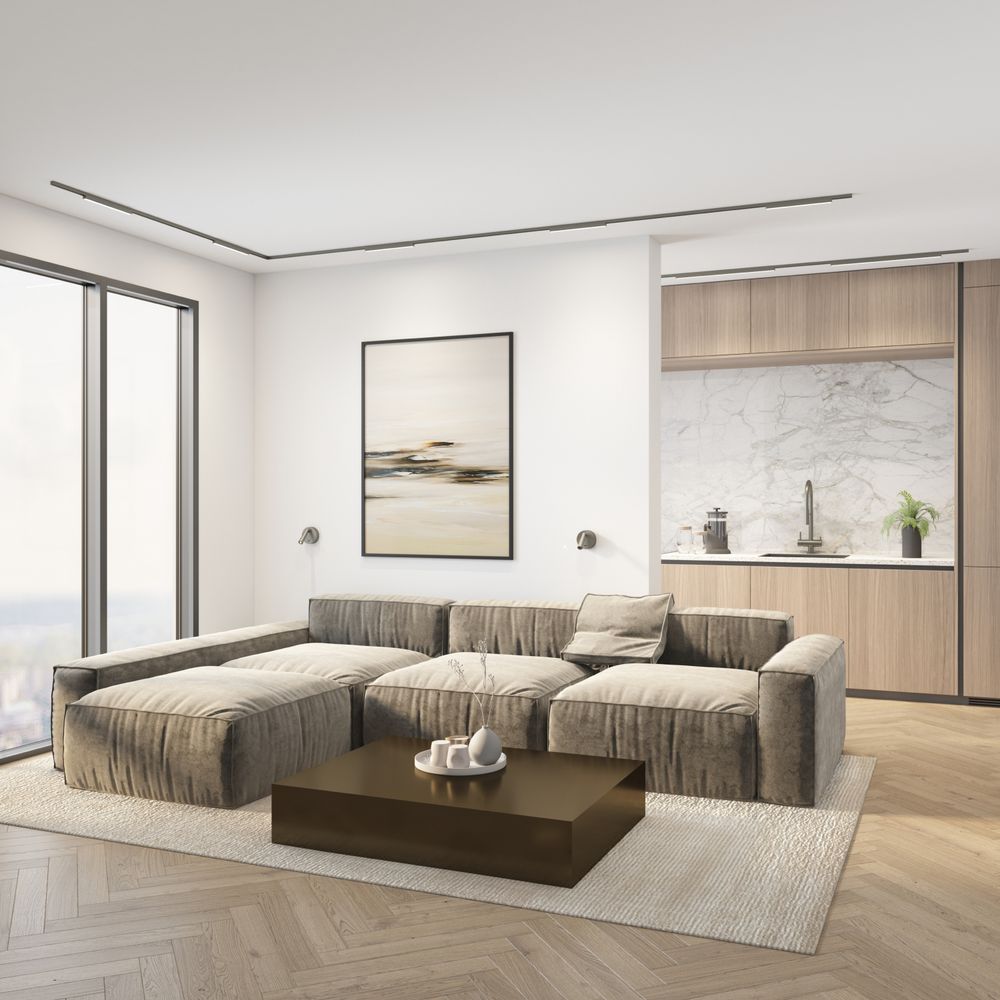 DK5752-DN Светильник для трека SHINE LINEAR со светодиодом, L601*W19*H27, 48V DC, 24W, RA?90, 3000K, IP20, темный никель, алюминий