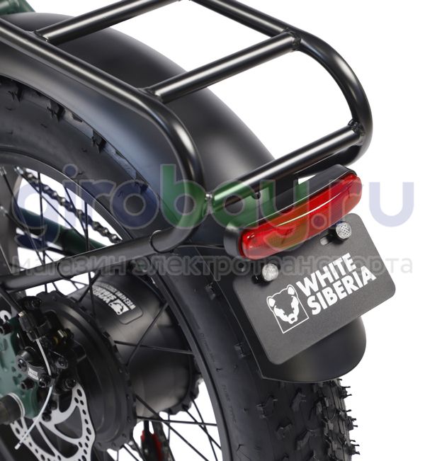 Электровелосипед WHITE SIBERIA SLAV PRO 1000W 48V/13A Elki Green (зеленый)