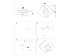 Ambrella Управляемый светодиодный светильник Ice FA1732