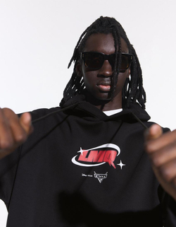 BERSHKA Худи с принтом McQueen, черный