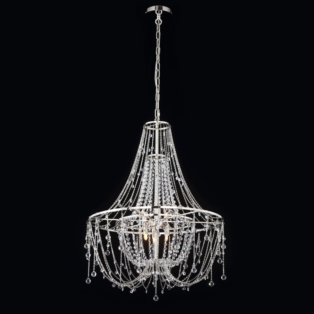 Люстра P168288M chrome