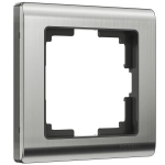 Рамка на 1 пост Metallic (глянцевый никель) W0011602
