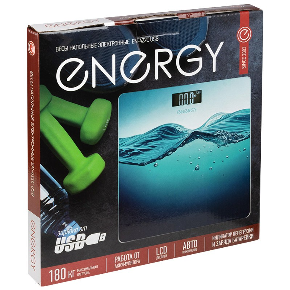 Весы напольные электронные Energy EN-422C USB (до 180 кг)