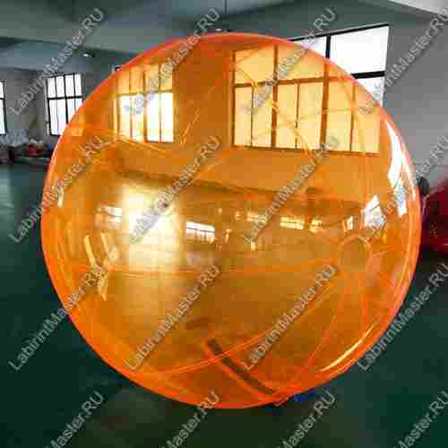 Аттракцион Водный шар ПВХ «Апельсин», 1,5*1,5*1,5 м