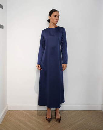 Платье "Утонченная" в синем