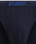 Мужские трусы слипы спорт Atlantic, набор 5 шт., хлопок, темно-синие, 5SMP-004