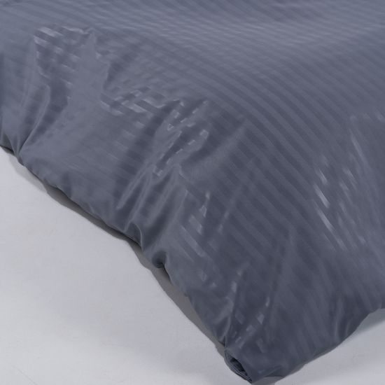 Пододеяльник Greys , страйп полисатин  160x220  HOMY