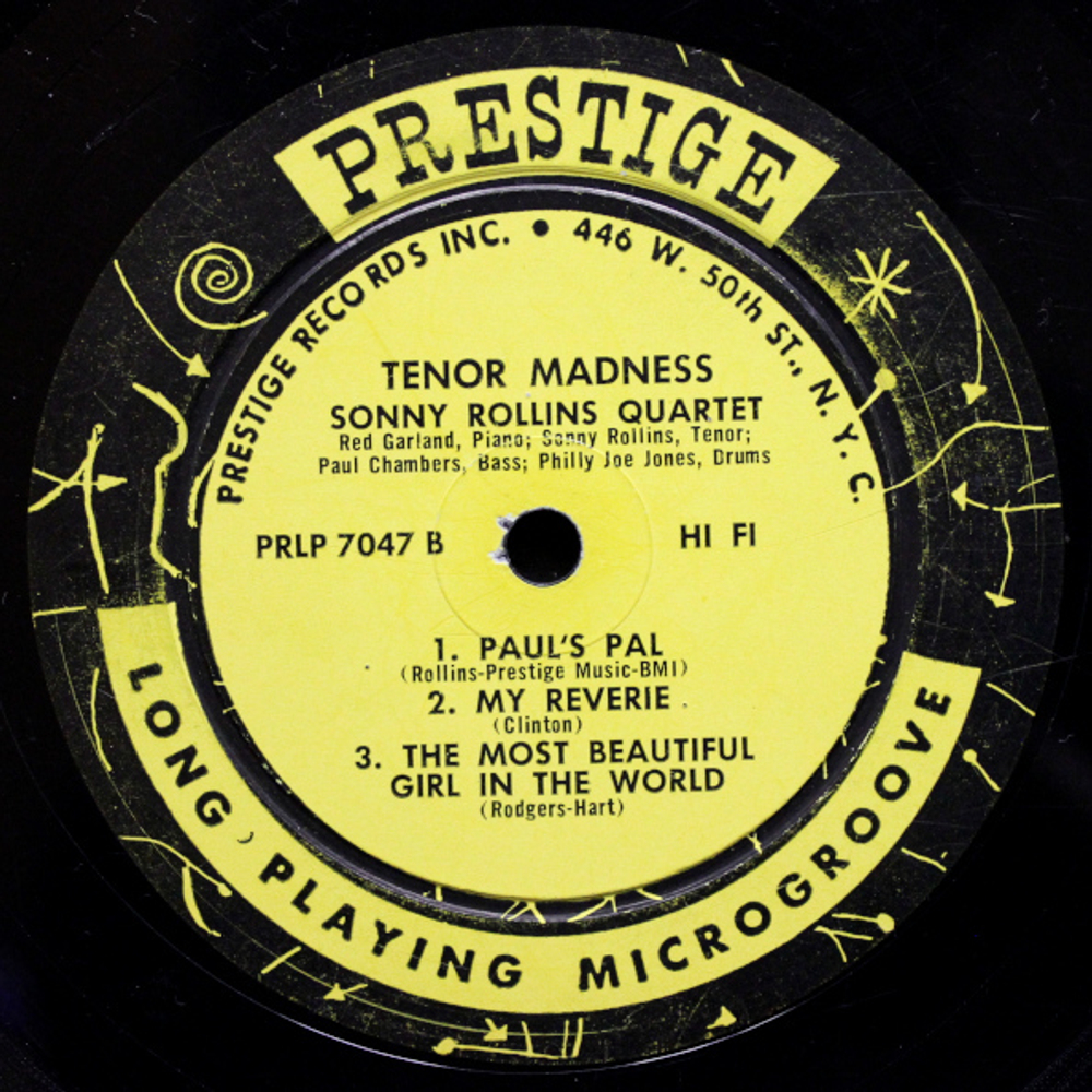 Sonny Rollins Quartet / Tenor Madness (LP)