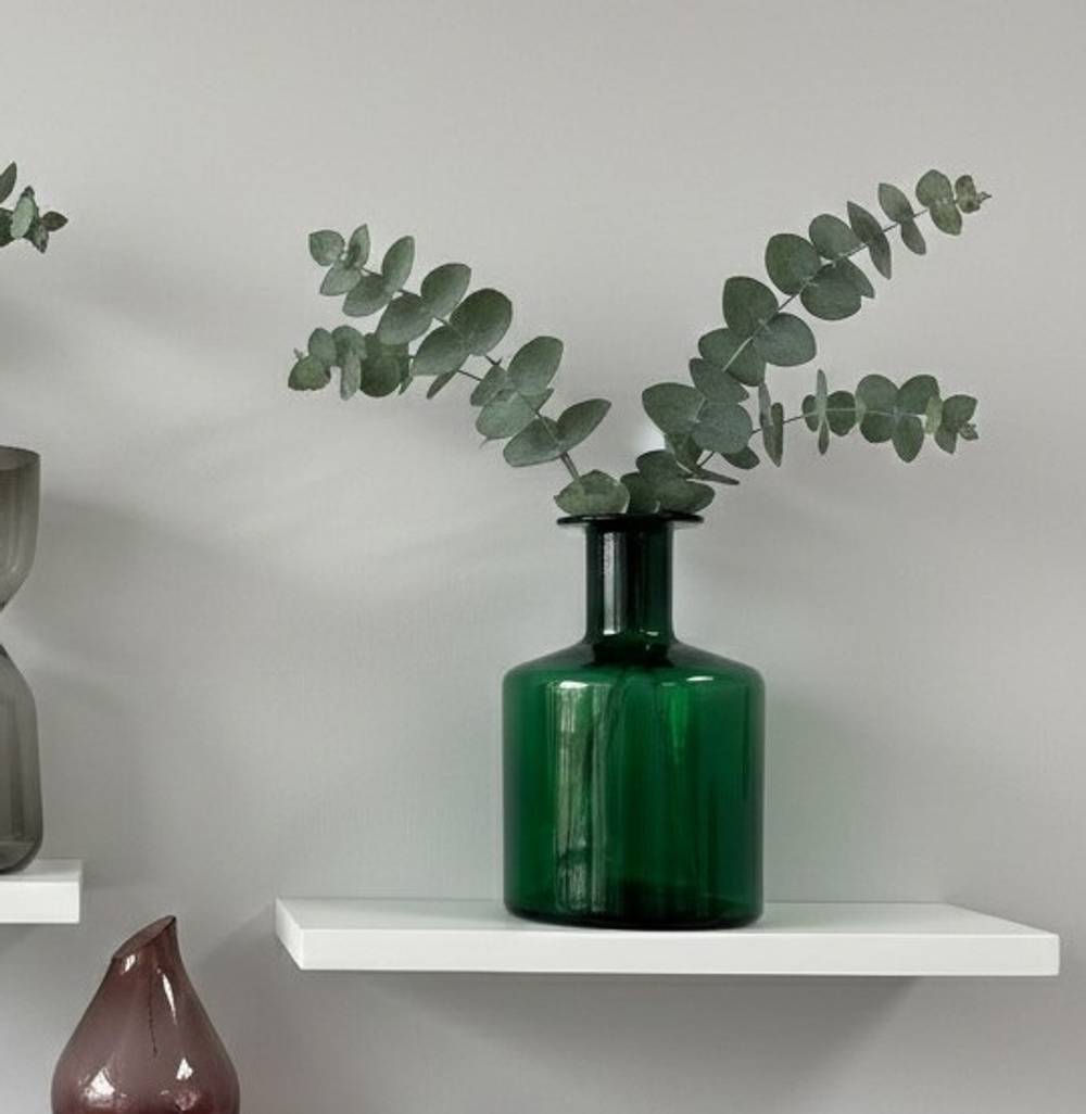 Ваза стеклянная Kanna, зеленый, стекло