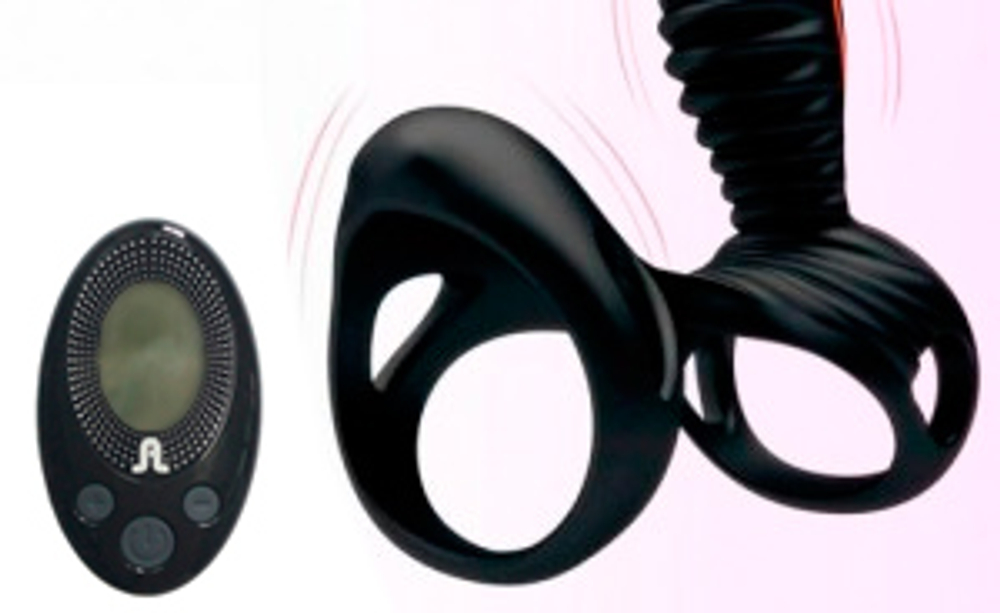 Adrien Lastic Gladiator + LRS - Насадка стимулирующая с пультом ДУ