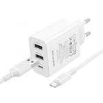Зарядное устройство на Type-C Borofone BA105A (white)