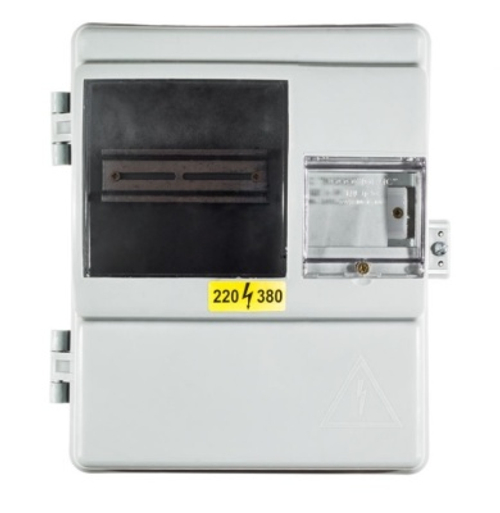 Корпус защитный КДЕ-1 с динрейкой IP 54 под 1-фаз.счетчик