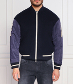 хлопковая куртка бомбер Emporio Armani - темно-синий(6L1BL8 1NMYZ)