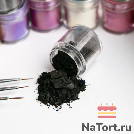 Краситель сухой перламутровый Bakerika «Черный жемчуг» 4 гр