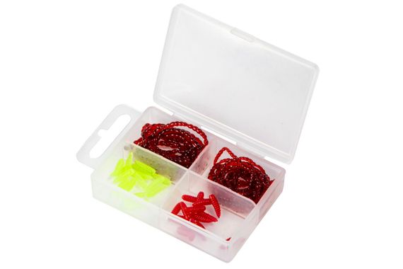 Насадки искусственные съедобные LJ Pro Series EXTRA BLOOD WORM/MAGGOT мотыль/опарыш MIX2 240/30 шт