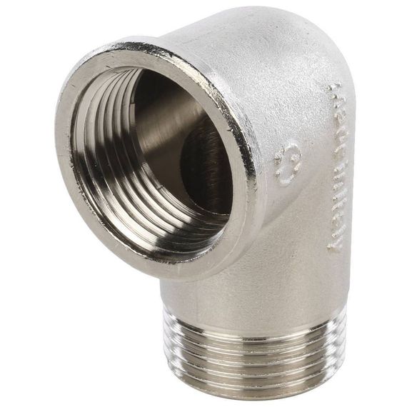 Угольник STOUT никелированный НВ 1 купить в Москве и Московской области по низкой цене с доставкой по России — (4) Угольник STOUT никелированный НВ 1 — (4)