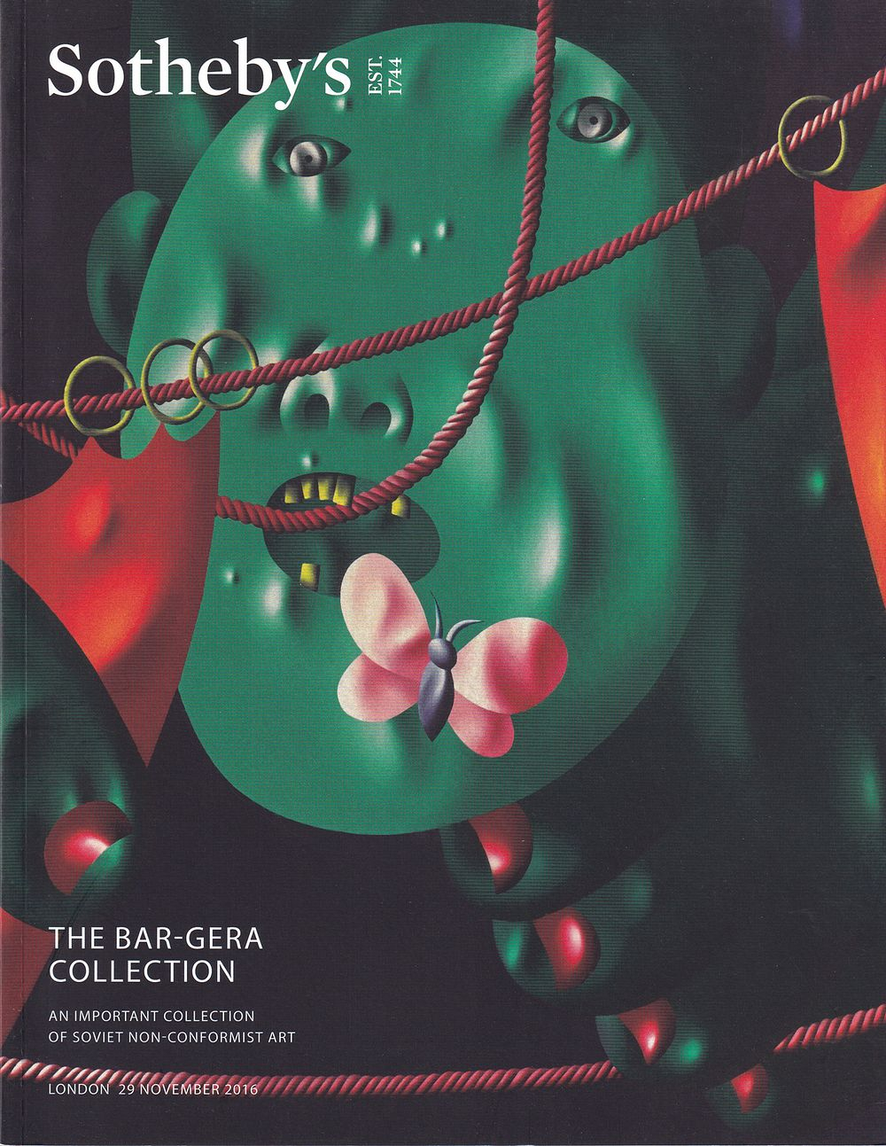 Каталог аукциона Sotheby's, Лондон, Собрание нон-конформистов Якова и Кенды Бар-Гера от 29 ноября 2016 года